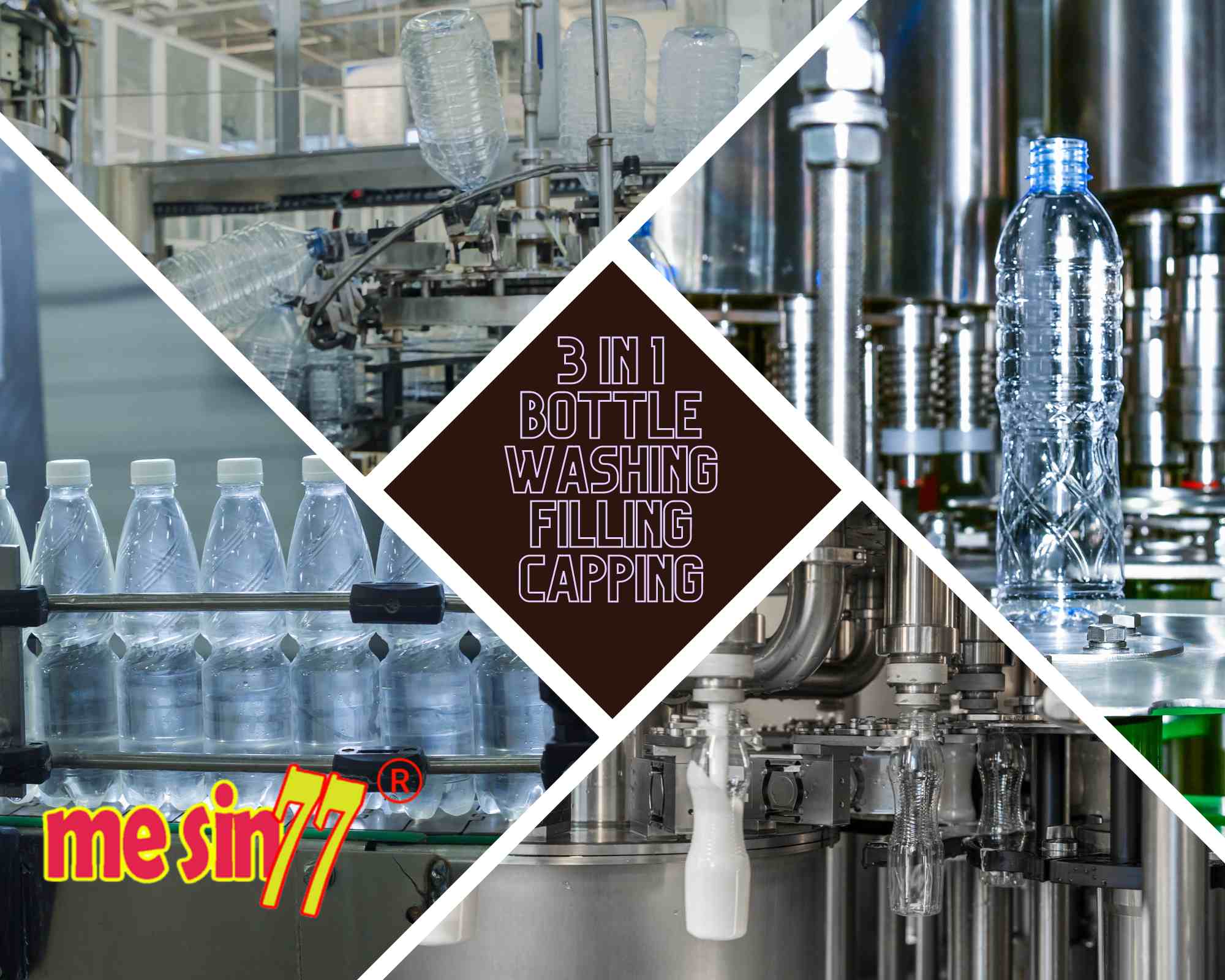 mesin filling botol rotary